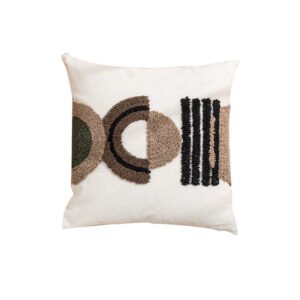Cotton Canvas Loop Tufted Pillow – Durable and Stylish Home Decor