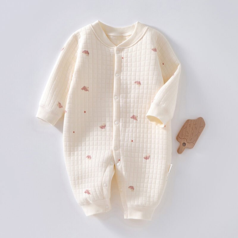 Baby Jumpsuit – Autumn & Winter Quilted Clothes for Warmth and Comfort