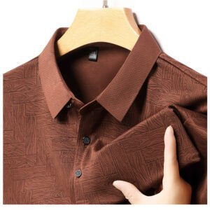 Men's Ice Silk Printed Short Sleeve T-Shirt – Cool & Stylish Casual Wear