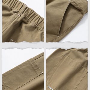 Men's Casual Working Pants – Loose Fit Cotton Pants for Comfortable Workwear