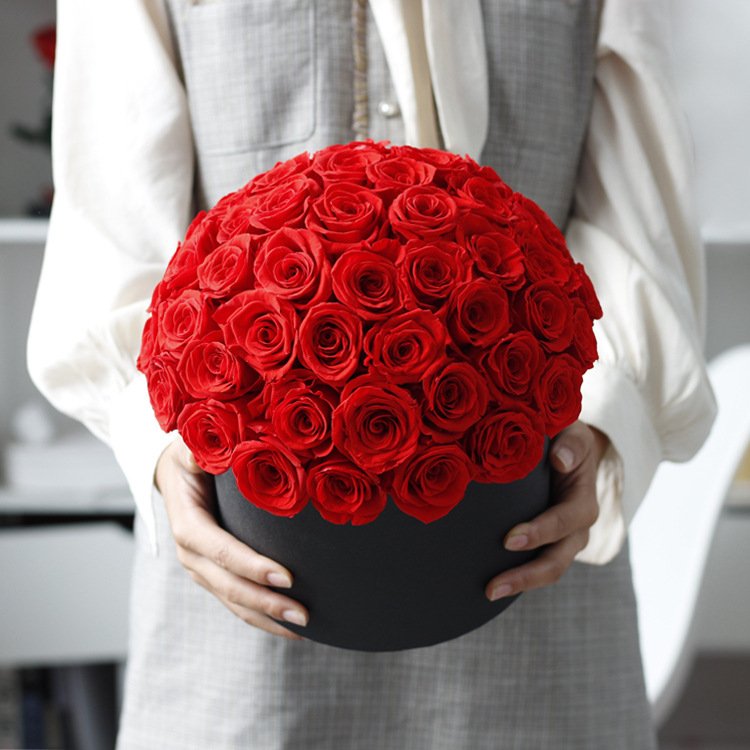 Bucket Rose Flower Box – Creative Gift for Valentine's Day & Christmas