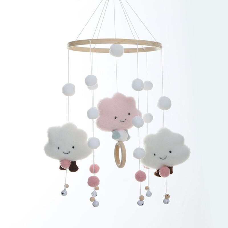 Baby Hand-Woven Bed Bell Pendant - Soft and Stylish Crib Accessory