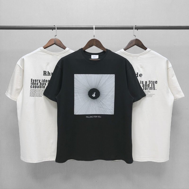 High Street Loose Fit Short-Sleeved T-shirt for Men