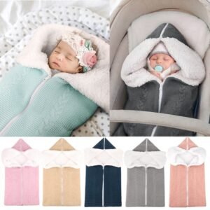 Baby Outdoor Stroller Zipper Sleeping Bag - 2-in-1 Blanket Cover for Infants