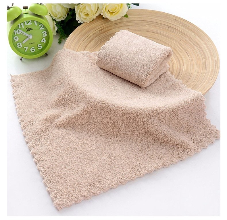 Coral Fleece Child Washing Face Small Towel – Soft & Absorbent Towel for Kids