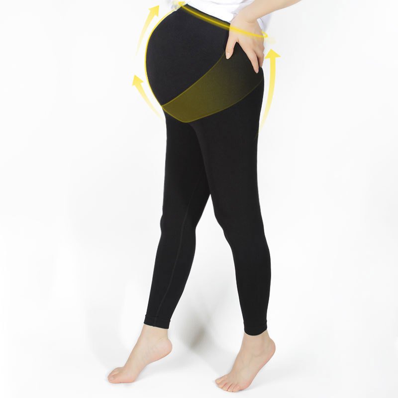 High Elastic Seamless Body Shaping Maternity Pants – Comfortable Maternity Leggings for Support