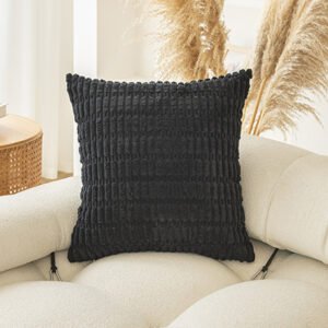 Throw Pillow Covers – Soft Boho Striped Pillow Covers for Modern Farmhouse Home Decor