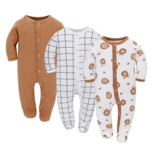 Baby Jumpsuit Long Sleeve Romper – Comfortable & Cozy Outfit for Infants
