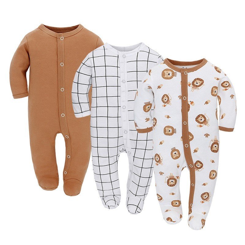 Baby Jumpsuit Long Sleeve Romper – Comfortable & Cozy Outfit for Infants