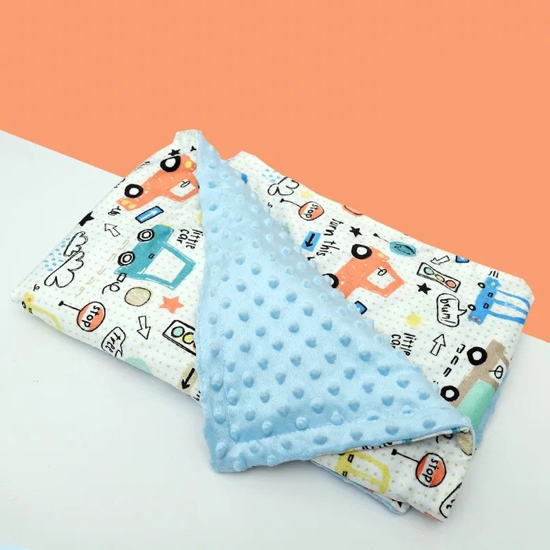 High-Quality Baby Blanket - Winter Flannel Fleece Flamingo Swaddle for Newborns