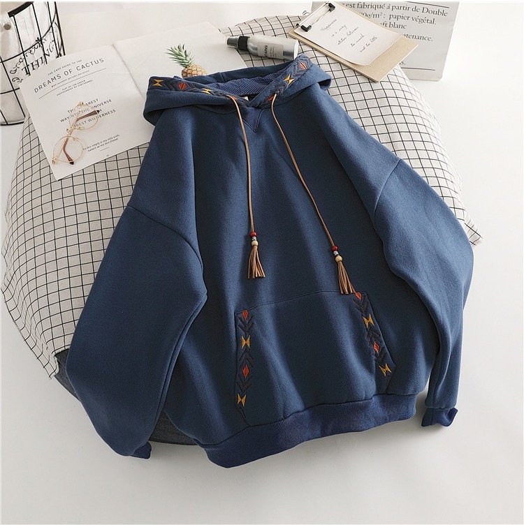 Hooded Style Loose All-Matching Top - Casual & Versatile Fashion