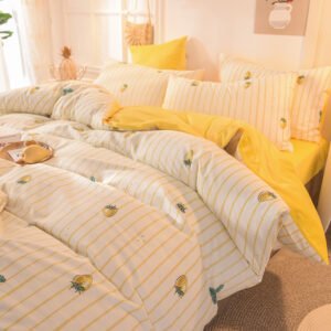 Fashion Student Sheet Set – Stylish Blanket Cover Bedding 4-Piece Set