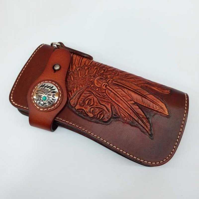 Rich Bag First Layer Cowhide Leather Wallet