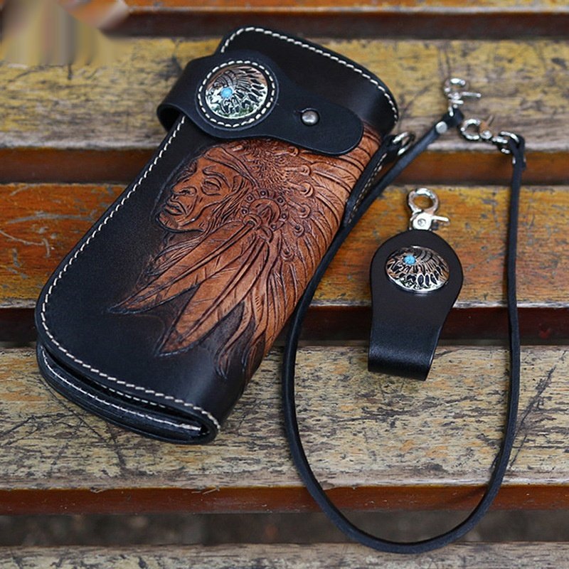 Rich Bag First Layer Cowhide Leather Wallet