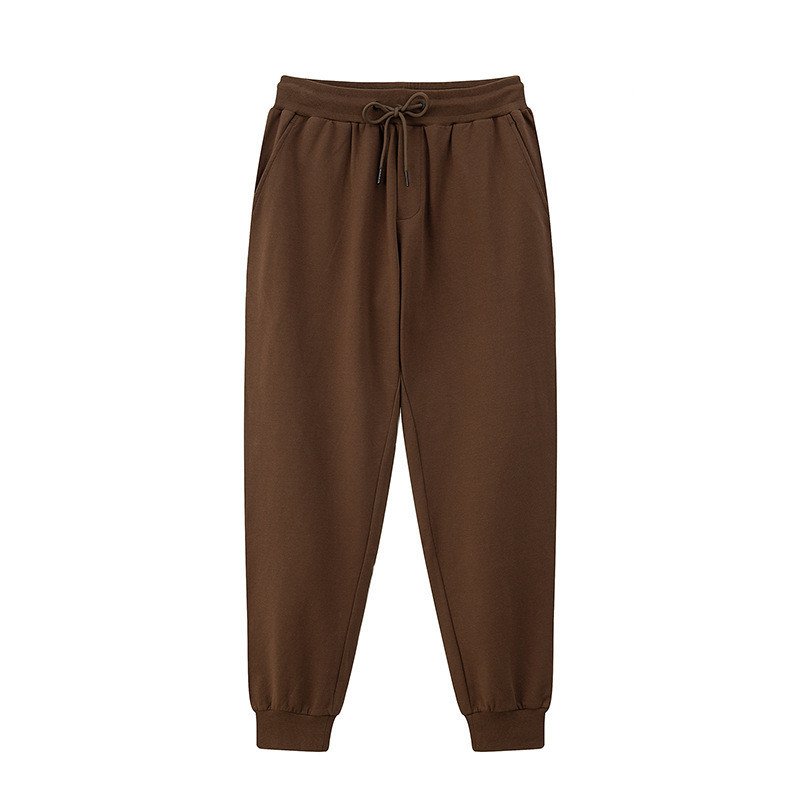 Cotton Minimalist Sports Embroidered Loose Fitting Outdoor Trousers – Breathable & Stylish