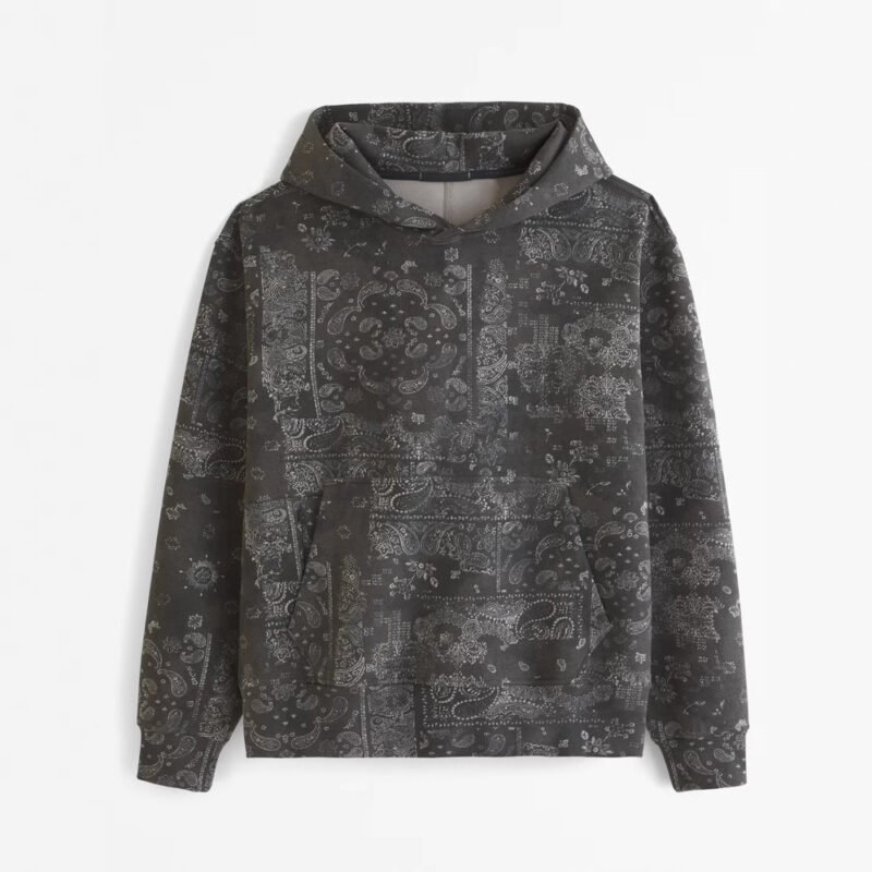 Printed Hoodie – Men's Stylish Topwear for Casual & Trendy Look