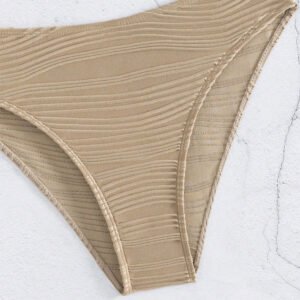 Solid Color Women's Beach Bikini Swimsuit – Chic Summer Swimwear