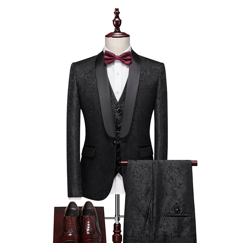 Wedding Dress Men's Plus-Size Suit - Elegant & Tailored Formal Wear