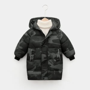 Fashion Baby Thick Hooded Soft Jacket | Warm & Stylish Baby Outerwear