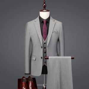 Slim Fit Business Casual Suit – Stylish Formal Attire for Men