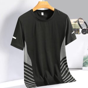Ice Silk T-shirt Men's Summer Quick-Drying T-shirt – Lightweight & Breathable