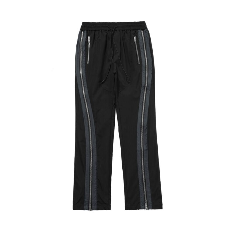 Autumn Street Vibe Wind Straight Split Loose Wild Pants – Trendy and Comfortable