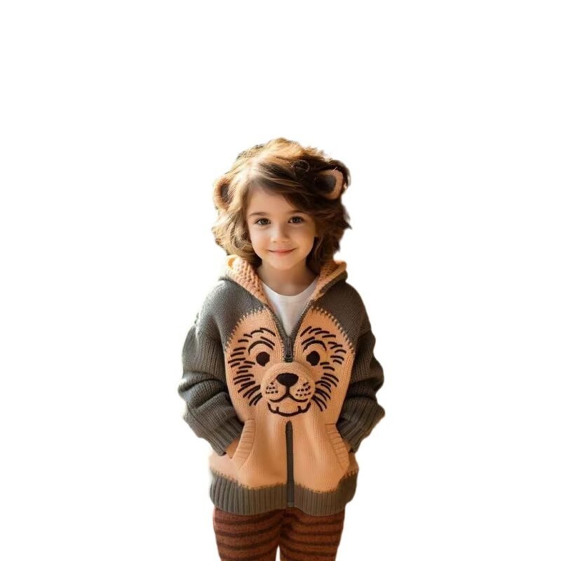 Boys and Girls Sweater | Western Style Knitted Kids Sweater for Fall & Winter