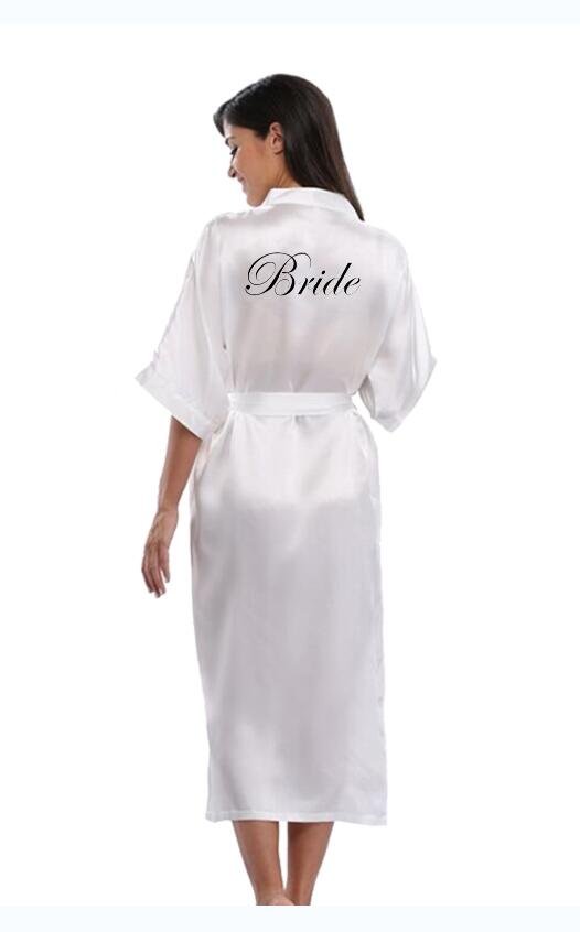 Bridesmaid Silk Satin Lace Wedding Robes – Elegant Bridal Party Robes