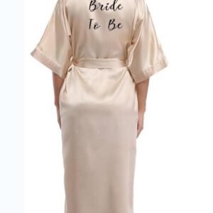Bridesmaid Silk Satin Lace Wedding Robes – Elegant Bridal Party Robes