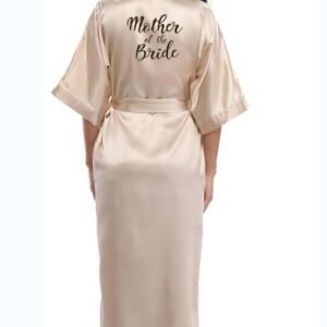 Bridesmaid Silk Satin Lace Wedding Robes – Elegant Bridal Party Robes