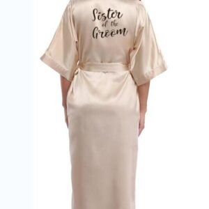 Bridesmaid Silk Satin Lace Wedding Robes – Elegant Bridal Party Robes