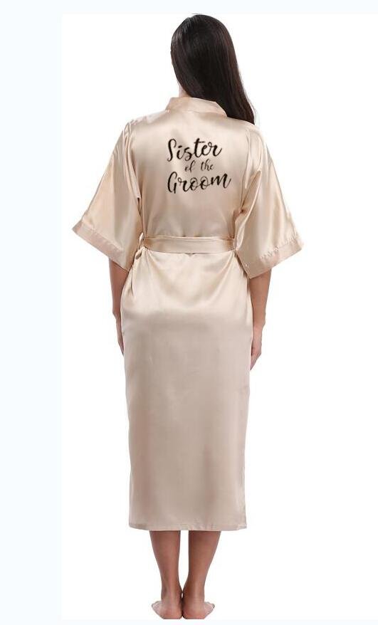 Bridesmaid Silk Satin Lace Wedding Robes – Elegant Bridal Party Robes