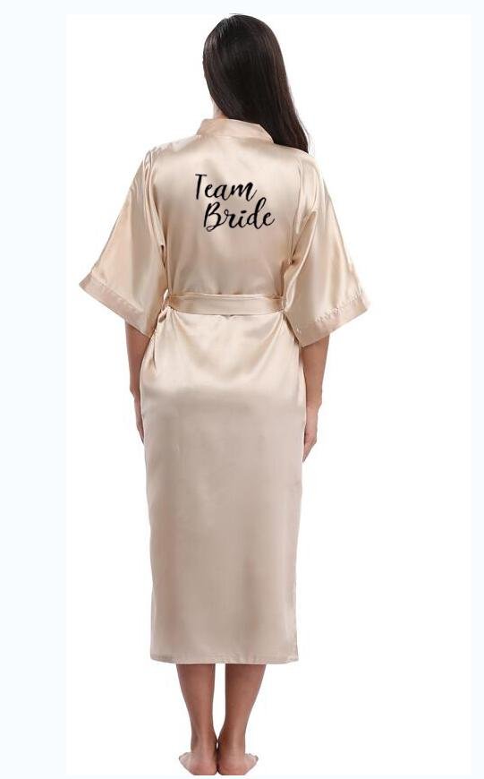 Bridesmaid Silk Satin Lace Wedding Robes – Elegant Bridal Party Robes