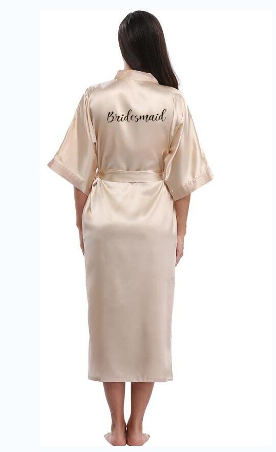 Bridesmaid Silk Satin Lace Wedding Robes – Elegant Bridal Party Robes