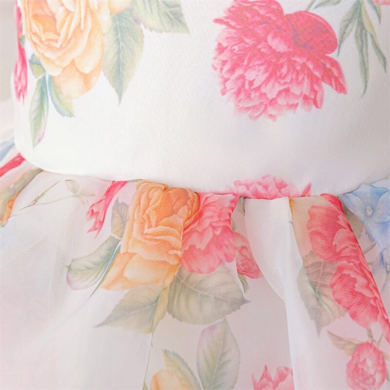 Floral Baby Girls Dress – Cute and Elegant Floral Dress for Special Occasions