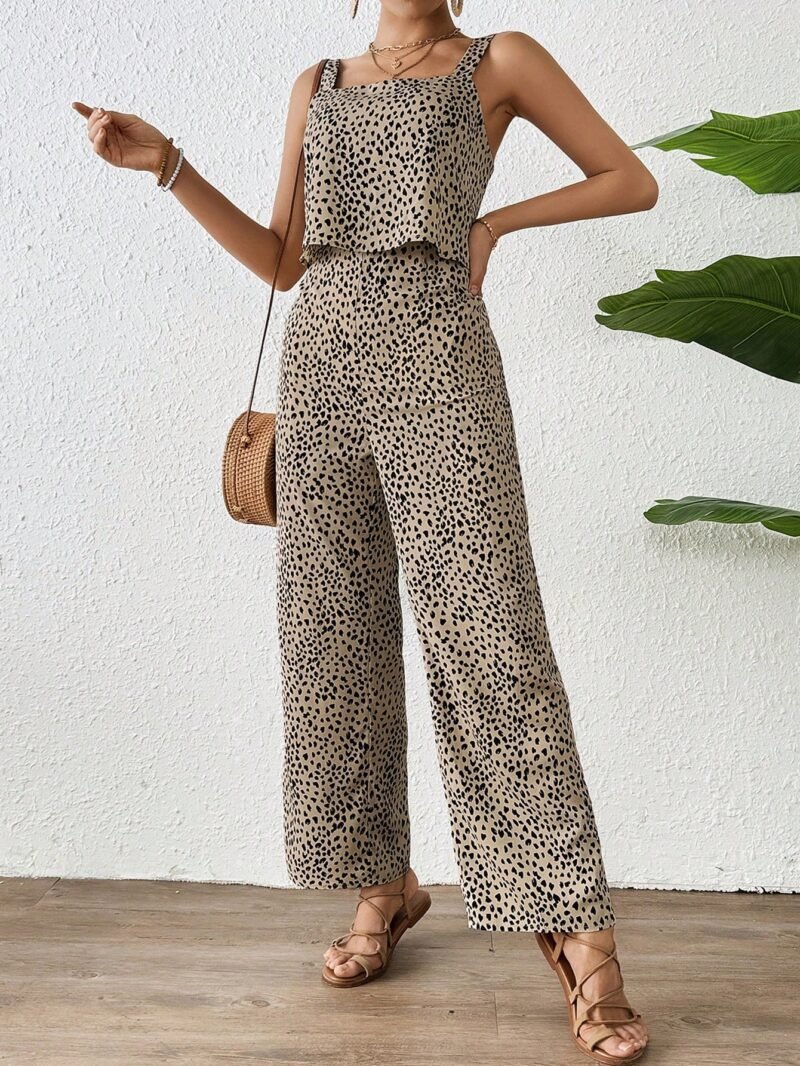 Elegant Casual Women's Romper – Printed Chic Romper for Stylish Comfort