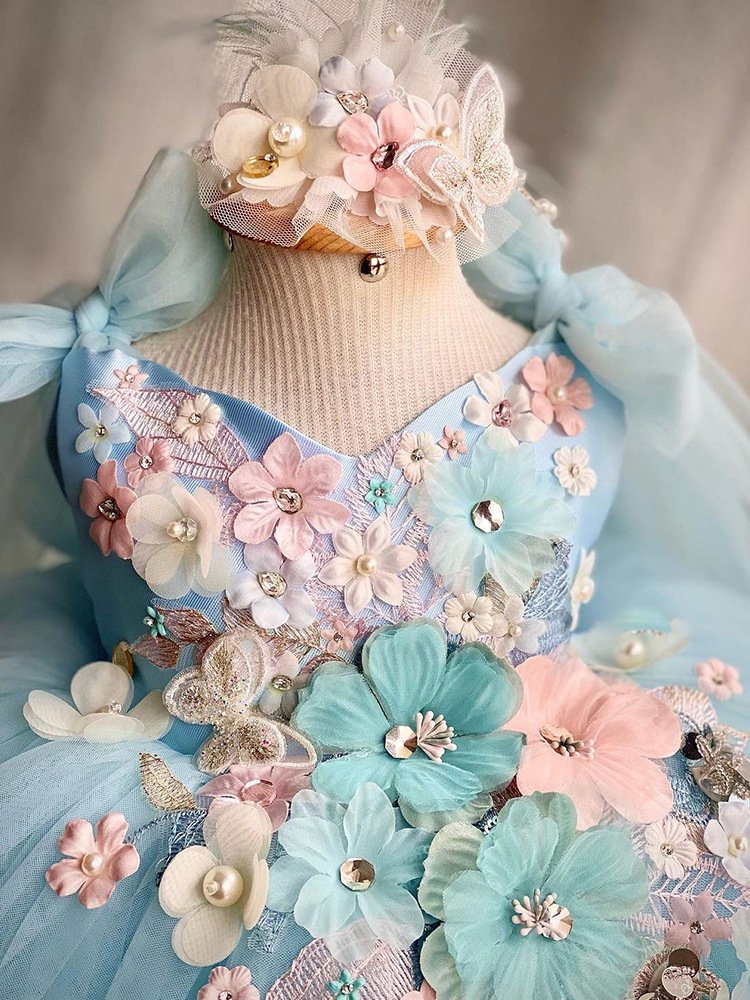 Elegant Butterfly Girl Princess Dress – Adorable 0-6Y Kids Dress