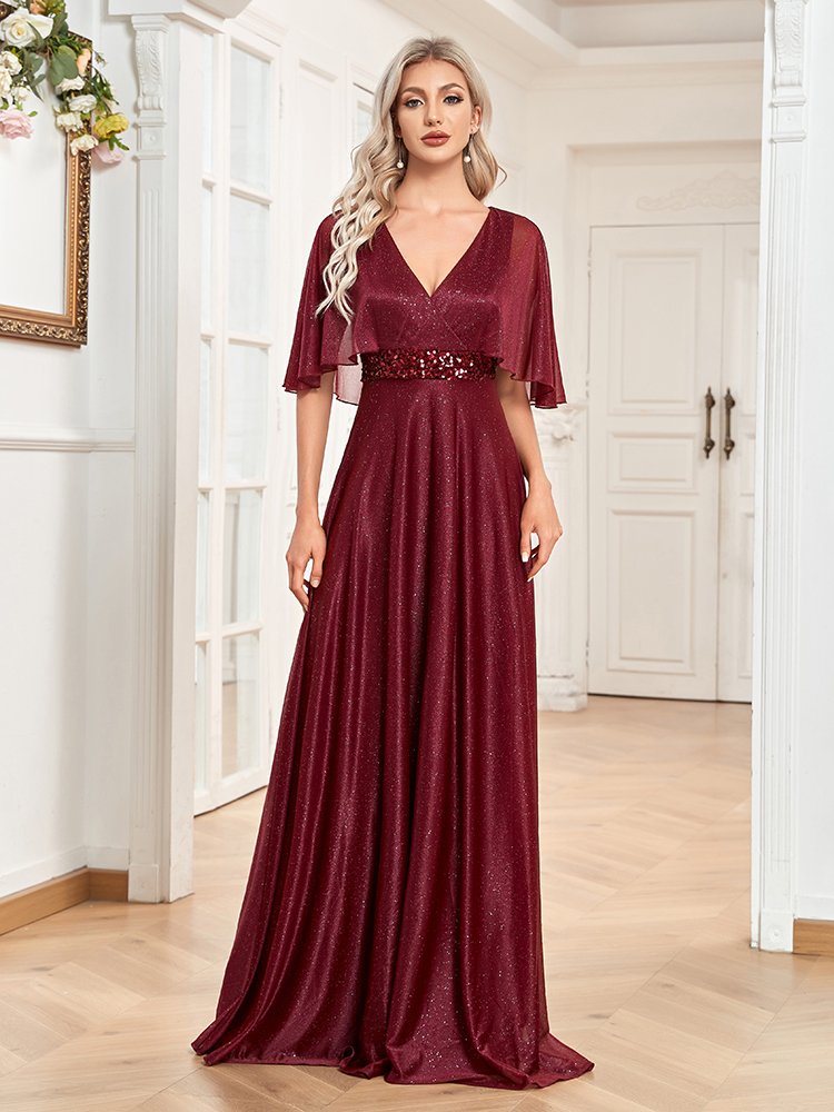 Blue Shining Formal Evening Dress – Elegant Gown for Prom, Weddings & Special Events