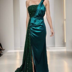 High-End Luxury Off-Shoulder Evening Dress – Elegant & Sophisticated