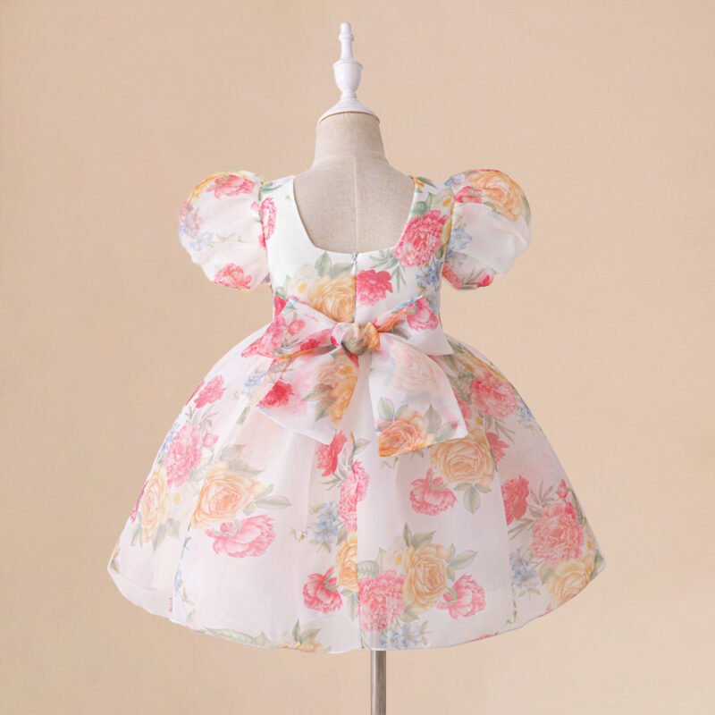 Floral Baby Girls Dress – Cute and Elegant Floral Dress for Special Occasions