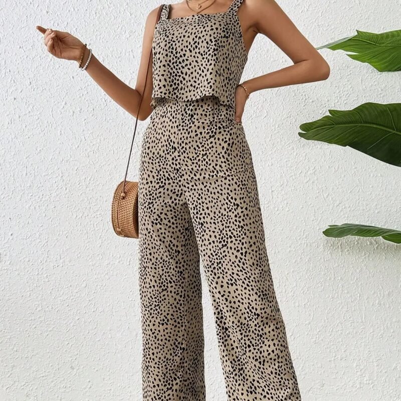 Elegant Casual Women's Romper – Printed Chic Romper for Stylish Comfort
