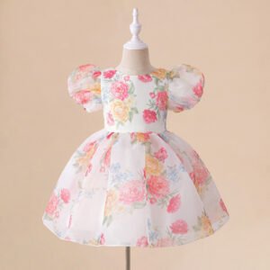 Floral Baby Girls Dress – Cute and Elegant Floral Dress for Special Occasions