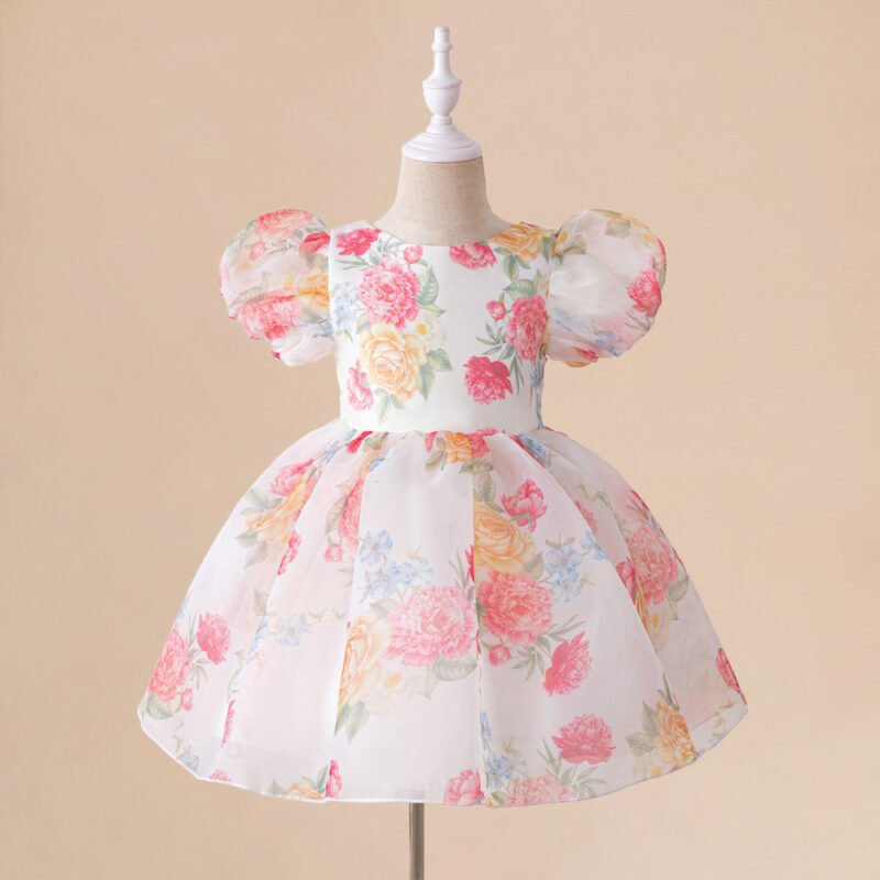 Floral Baby Girls Dress – Cute and Elegant Floral Dress for Special Occasions