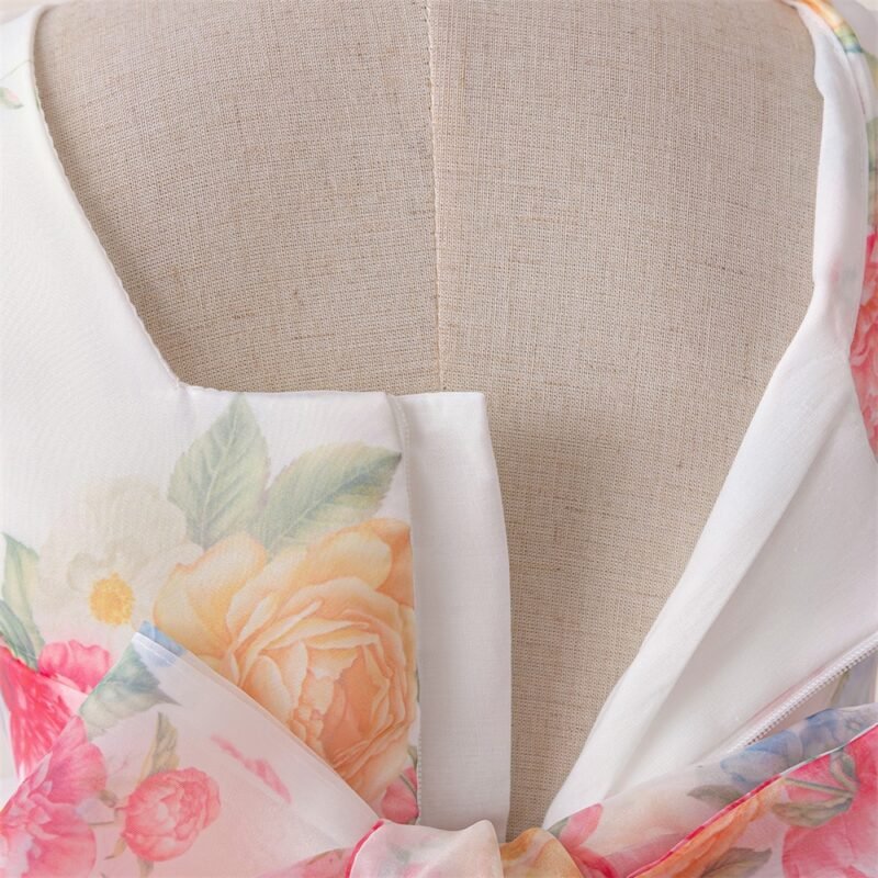 Floral Baby Girls Dress – Cute and Elegant Floral Dress for Special Occasions
