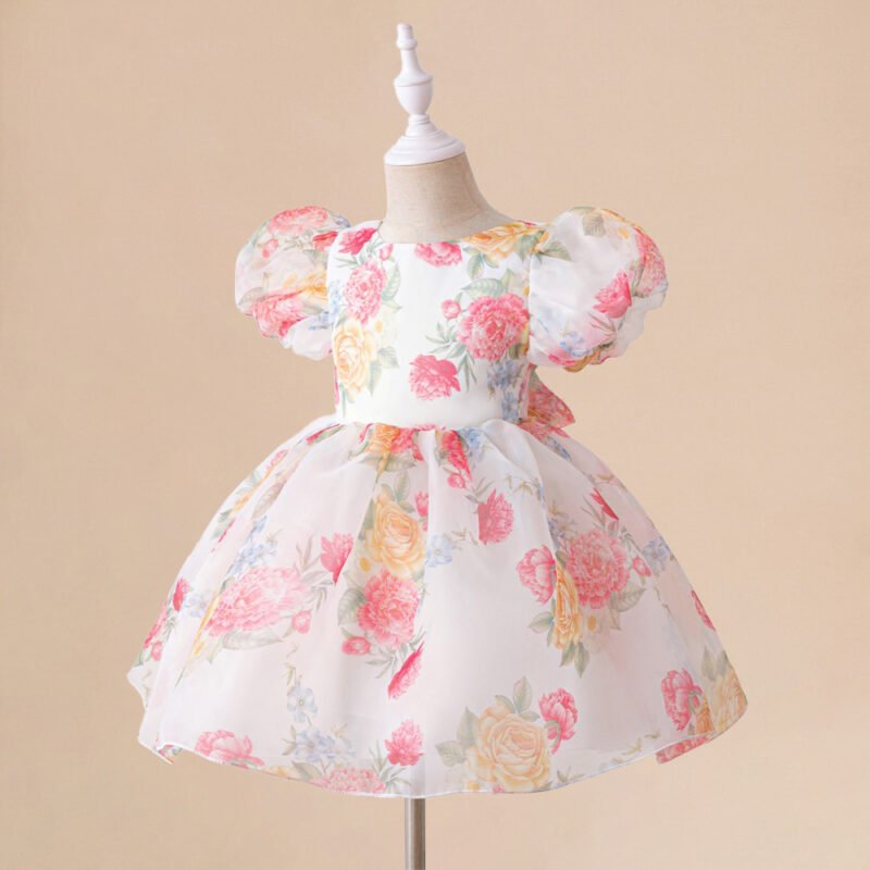 Floral Baby Girls Dress – Cute and Elegant Floral Dress for Special Occasions