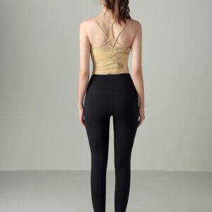 High-Strength Shockproof Yoga Bra – Elastic & Stylish Back Strap Tube Top