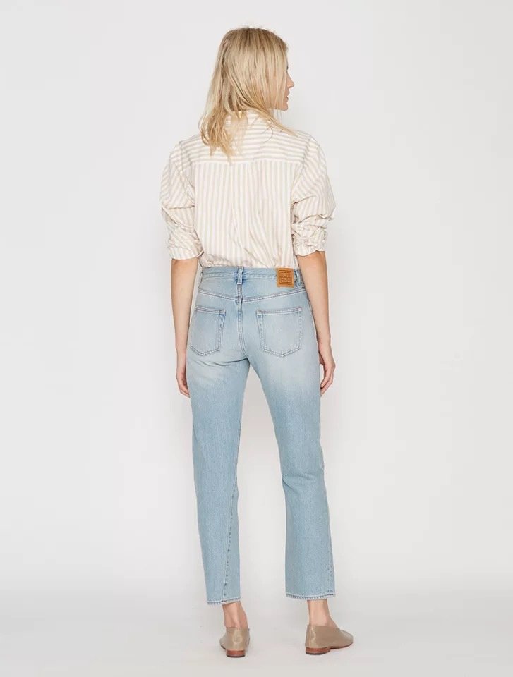 High-Waisted Straight Ankle Jeans for Women – Classic & Flattering Fit