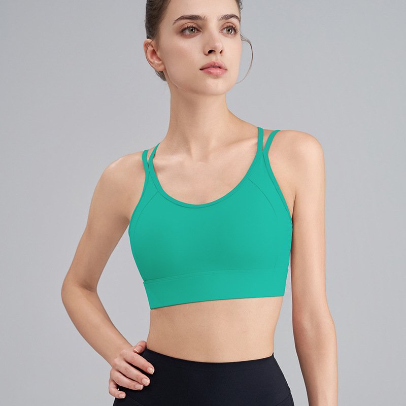 One-Piece Fitness Running Vest – Anti-Shock & Seamless Yoga Sports Bra
