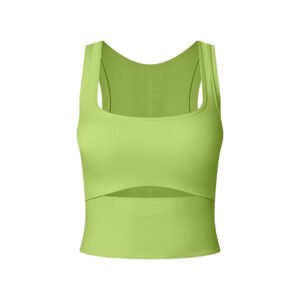 Fixed Cup Push-Up Fitness Bra – Running & Pilates Yoga Vest