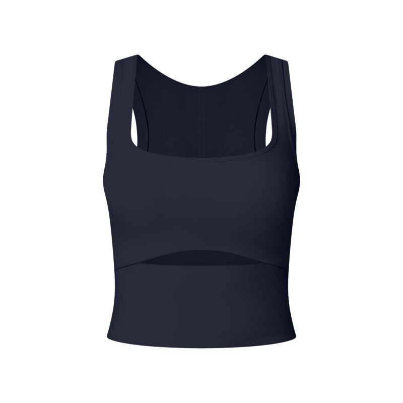 Fixed Cup Push-Up Fitness Bra – Running & Pilates Yoga Vest